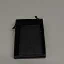 Wallet for Men Wallet with Slim Pop Up Card Holder 9-13 Cards, Bifold Minimalist Smart Wallet RFID Blocking Credit Card Holder with ID Window & Stretchable Cash Slot Compact Metal Aluminum Card Case (Black)