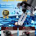 Miracase Phone Holders for Your Car with Metal Hook Clip, Air Vent Cell Phone Stand Car Mount, Universal Automobile Cradle for Garmin GPS Fit iPhone Android and All Smartphones, Dark Grey