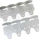 8 PC Utility Trailer Rack Wood Panel Sides Stake Bed Gate Latch Corner Connector Stake Body (4 Corners)