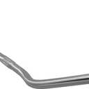 Retro Urban Bike handlebar Classical Moustache Shape, Width 600mm and diameter 25.4mm Silver