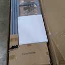 DHP Miles Metal Full/Full Bunk Bed, Silver