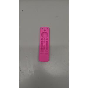 Silicone Remote Case, Lightweight Anti Slip Shockproof with Lanyard - Compatible with Toshiba/Insignia Firetv Omni or 4-Series TV (Pink Glow)