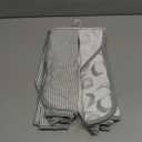 Burt's Bees Baby Infant Burp Cloths, 100% Organic Cotton Extra Absorbent Soft Fabric Drool Cloths, 5-Pack Newborn Must-Have Essential Large Burping Cloths, One Size 17 x 11.75 Inches (Hello Moon)