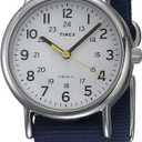 Timex Women's Weekender 31mm Watch (Blue/White/Silver-Tone)