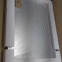 LOAAO Black Metal Framed Bathroom Mirror for Wall, 22X30 Inch Rounded Rectangle Mirror, Matte Black Bathroom Vanity Mirror Farmhouse, Anti-Rust, Hangs Horizontally or Vertically