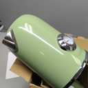 Electric Kettle 1.8L with Temperature Gauge, 1500W Fast Boiling Electric Tea Kettle, 100% Stainless Steel Retro-Style Hot Water Kettle Electric - Glowing LED Light, Auto Shut-Off & Boil-Dry Protection (Green)