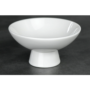 hd 5.2 inch Ceramic Footed Bowl White