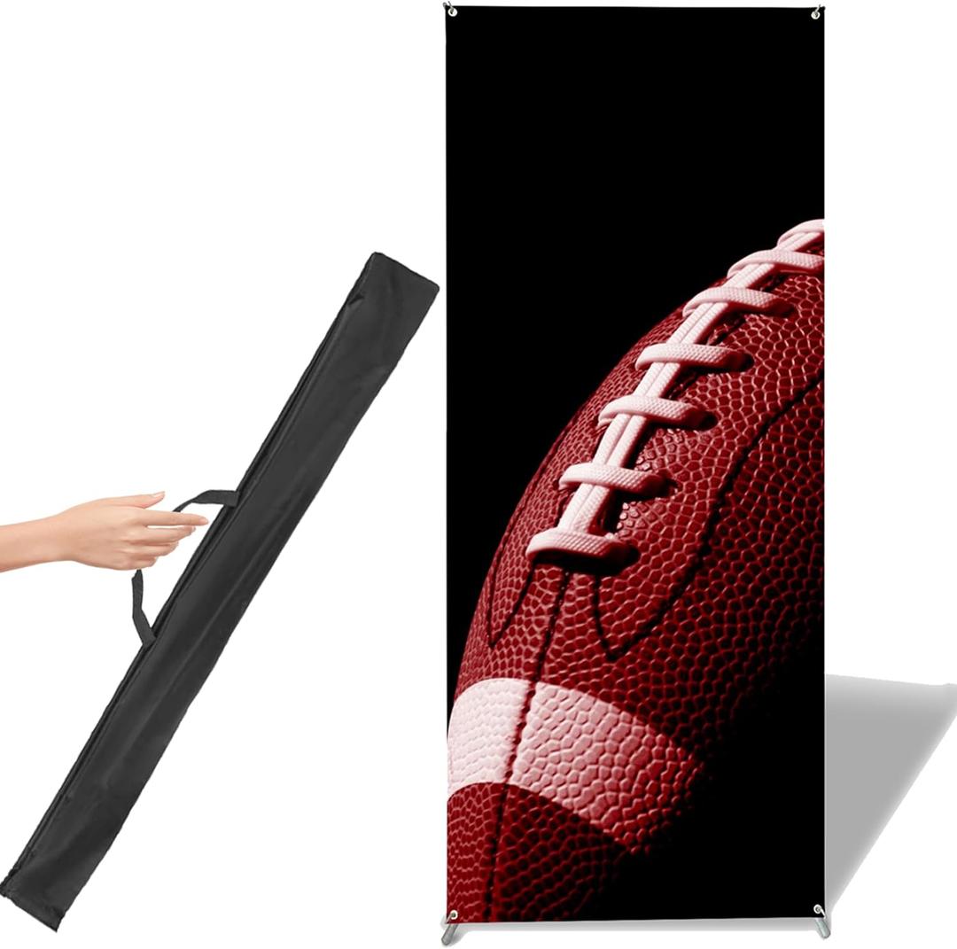 4U Media&Displays NEW Premium X Banner Stand 24"x72" 1 UNIT with Carrying Bag (STAND ONLY)---PORTABLE AND VERSATILITY AND STURDY AND LIGHTWEIGHT AND ADJUSTABLE (1 PACk)