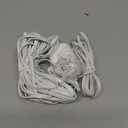 25FT Outdoor Power Adapter for WYZE Cam V4, Cam OG/V3/V3 Pro, L-Shape Micro USB Extension Cable for WYZE Cam Pan V3, Replace for WYZE Plug, IP67 Waterproof Flat Cable Charge Your Camera (White)