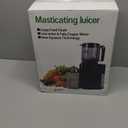 Cold Press Juicer, 5.5" Wide Feed Chute Juice Machine, High Juice Yield, Slow Masticating Juicer for Whole Vegetables & Fruits, Concealed Pulp Container Design for Aesthetic Appeal and Practicality