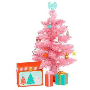 Glitter Girls – Winter Tree Playset – 27pcs Deluxe Decorating Set – Working S...