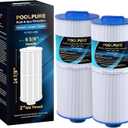 POOLPURE 6CH-960 Spa Filter Replaces Jacuzzi Filters J-300, J400, 6540-383 | Compatible with PJW60TL-F2S, 14081, 6000-383A, FC-2800, 6540-476 Hot Tub Filter with Closed Handle(Not be Removed) 2 Pack