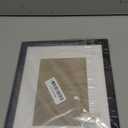 upsimples 8x10 Picture Frame, Display Pictures 5x7 with Mat or 8x10 Without Mat, Wall Hanging Photo Frame, Black, 1 Pack