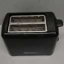 Elite Gourmet ECT1027B Cool Touch Toaster with 6 Temperature Settings & Extra Wide 1.25" Slots for Bagels, Waffles, Specialty Breads, Puff Pastry, Snacks, ETL Certified, 2 Slices, Black