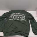 Wrestling Mom Style Cool Wrestler Mother With Saying On Back Pullover Hoodie (Dark Green, Medium)