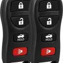 NPAUTO Key Fob Replacement for Nissan 350Z 2003-2009, Altima/Maxima 2002-2006, Sentra/Armada/Pathfinder/Versa/Quest, Infiniti G35 FX35 I35 QX56 - Keyless Entry Remote Control Key Fobs, KBRASTU15, 2Pcs
