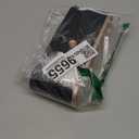 Toothbrush Holders for Bathrooms, Toothbrush Holder Wall Mounted with Toothpaste Dispenser, Rechargeable Cordless Wall Mounted Tooth Brushing Holder (Black Rose Gold)