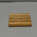 Teak Soap Dish for Shower by HTB, Wood Decorative Bath Soap Holder Heightened Base Design to Keep Soap Dry in Kitchen, Bathroom, Sink, Bathtub, Cute Wooden soap Saver for Hand Face Shampoo Bar (1pcs)