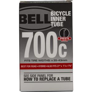Bell Standard Bicycle Inner Tube, 700 x 35/43c, Presta Valve