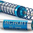 Adjustable Oil Piggyback Shock Absorber 70-123mm with Remote Reservoir for 1/10 RC Crawler Axial SCX10 Wraith CAPRA RR10 TRX4 (123mm 2pcs)