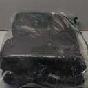 Wheelchair Cushion for Pressure Relief - (2-Piece Set) 18x16 Anti-Slip Wheelchair Seat Cushions for Adults, Seniors with Lumbar Pillow and Removable Strap, Gel Cushion for Wheelchair (Black)