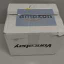 Voncabay Money Safe Box for Home with Sensor Light & Fireproof Money Bag - 0.23 Cubic Feet Security Safe Box with Digital Keypad, Keys & Pass Code Lock, 9.05" W x 6.69" D x 6.69" H, Black
