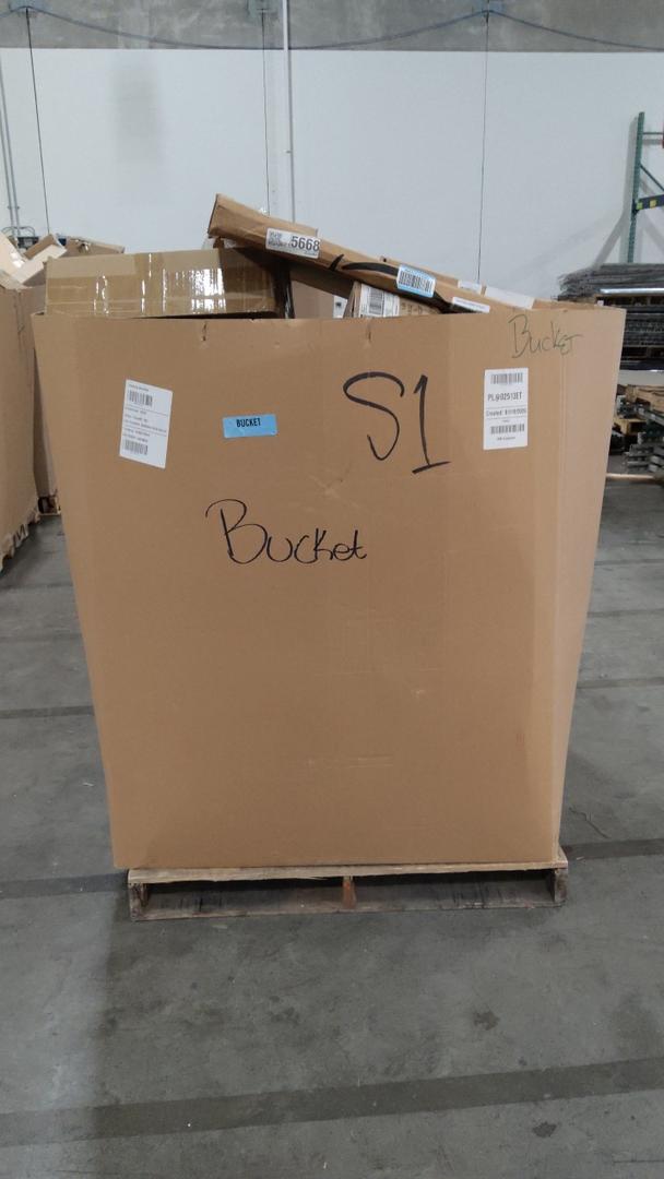 pallets of salvage items