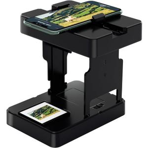 DigitConvert Mobile Film Scanner for 35mm Slides & Negatives, Portable Photo Scanner Converts Film to Digital Photos, Battery Powered Slide Converter (Black)