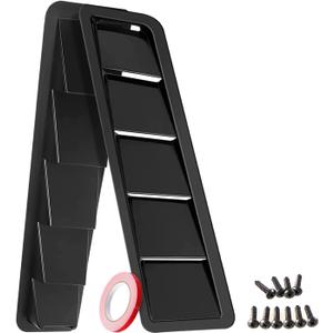 Car Hood Vent Scoop Cold Air Flow Intake Fitment Bonnet Cover Hood Vent Fits for RS MK2 Universal Black (Gloss Black)