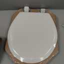 Mayfair NextStep2 Toilet Seat with Built-In Potty Training Seat, Slow-Close, Removable that will Never Loosen, Round, White