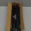 Black Curved Shower Curtain Rod 33-78 Inches Adjustable Splicing Design Need To Drill Shower Rods Curved Round Bowed Rust proof, Premium Stainless Steel Shower Curtain Rod for Bathroom, Bathtub, Stall