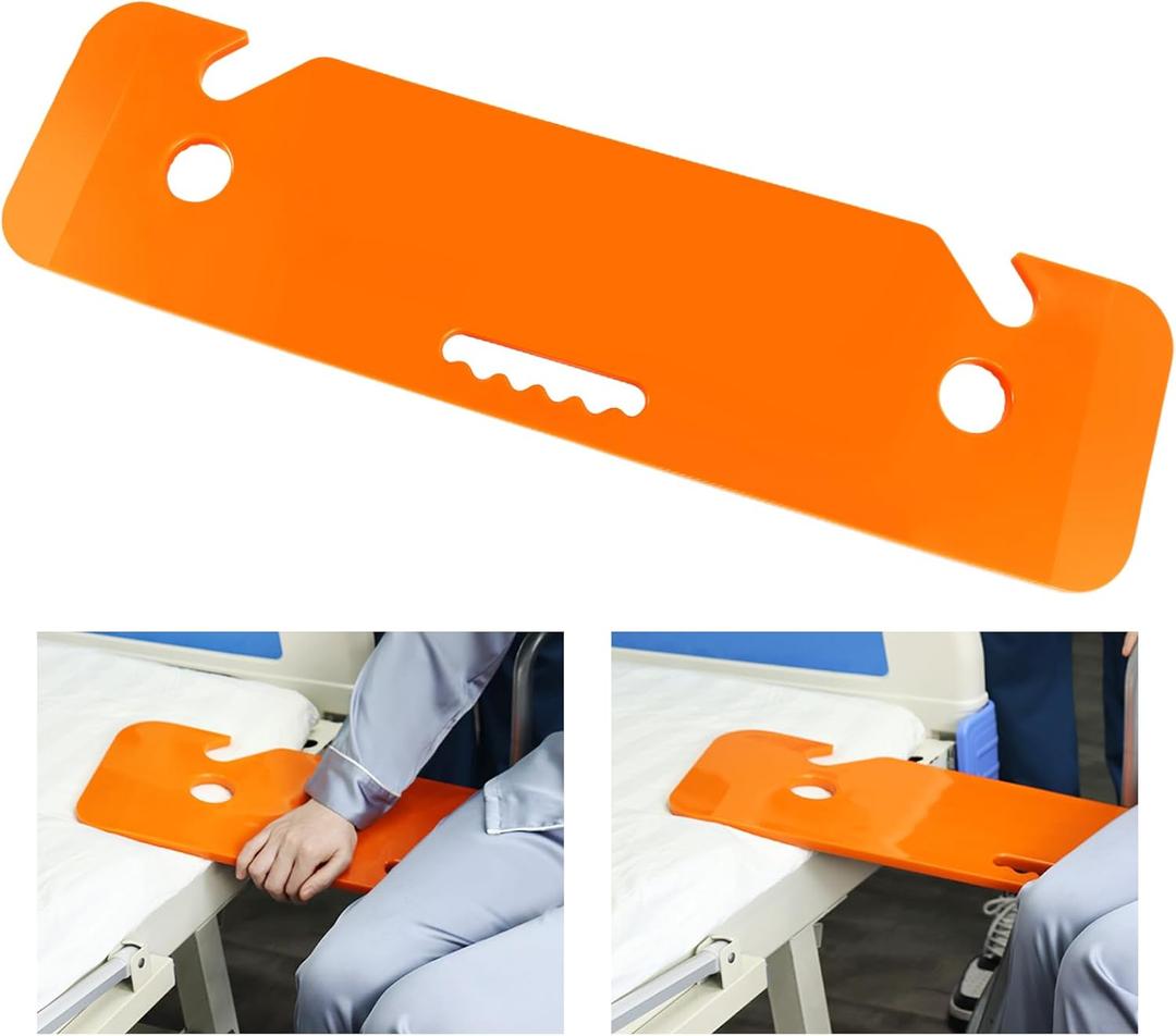 LOSCHEN Slide Transfer Board with Two Hand Cutouts, Seniors Transfer from Wheelchair to Bed, Toilet, Tub, Car, Slide Assist Device for Transferring, Weight Capacity 440 lbs