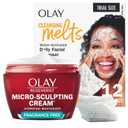 Olay Face Moisturizer, Regenerist Micro-Sculpting Cream for Women, Fragrance-Free - Hydrating, Anti-Aging Skin Care (1.7 oz) & Trial Size Vitamin C Cleansing Melts, Water-Activated Face Wash (12 ct)