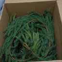 4 Pcs Artificial Norfolk Pine Garlands Christmas, 6 FT Dense Real Touch Winter Pine Garland Ornament, Green Artificial Greenery Garland for Table, Mantle, Wall, Indoor, Outdoor Christmas Decorations