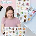 300 Pcs Funny Stickers for Adults, Water Bottle Vinyl Meme Laptop Waterproof Cute Sticker Pack, Scrapbook Planner Journal Stickers Supplies Gifts for Men Women Hard Hat Bumper
