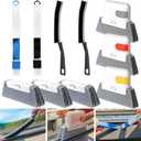 XANGNIER Window Sill Cleaner Tool,10 Pcs Magic Door Window Track Cleaning Tools Kit,Sliding Door Track Cleaner,Groove Crevice Cleaning Brush for Tile Lines/Shutter/Car Vents/Air Conditioner/Keyboard (Multicolor)