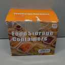 14 PCS Food Storage Containers with Lids Airtight (20 Containers & 20 Lids), Plastic Storage Meal Prep Container-Stackable 100% Leakproof & Microwave Organization and Storage Sets, Lunch Containers