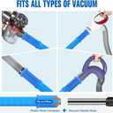 Sealegend Dryer Vent Cleaner Kit Vacuum Hose Attachment Compatible with Most Vacuum Cleaner, Quickly Lint Remover Cleaning Supplies