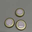 STAR-SPANGLED 3 Pack 2.8 Push Tap Lights, Stick on Touch Puck Lights AAA Battery Operated, LED Sticky Button Lamps for Classroom, Kitchen, Under Cabinet, Closet (Golden, Warm White)