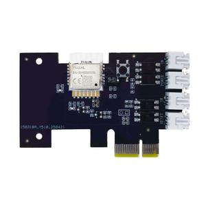 Smart PC Boot Button, WiFi Remote Power On/Off Switch for Desktop Computer, No Wiring Needed, Tuya APP/Voice Control, Timer & Child Lock, Compatible with Alexa Google Home