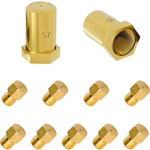GRLP5 Range Natural Gas to Propane LP Conversion Kit, Brass, Compatible with Frigidaire replace A22390101 316243720 316243721 316243723 4980407 AP7213138