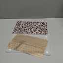 Compatible with MacBook Air 13 inch Case,2020 2019 2018 Release,(A2337 M1 A2179 A1932),with Touch ID and 2 Pack Keyboard Protectors,Laptop Plastic Hard Shell（Grey Leopard Print）