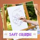 Cindeer 6 Packs 8 x 10 Inches Halloween Pre Drawn Canvas for Adult Framed Pumpkin Witch Bundle Stretched Painting Canvas DIY Halloween Acrylic Pouring and Oil Painting Party Favor(Normal)