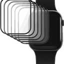 Acrylic 45mm Watch Screen Protector Compatible with Apple Watch Series 7/8 45mm, with 6 Installation Kits - 6 Pack