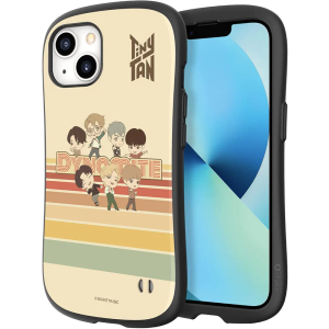 iFace TinyTAN Dynamite First Class Case for iPhone 13 (6.1”) – Cute Shockproof Dual Layer [Hard Shell + Bumper] Protective Phone Case – Group (Circle)