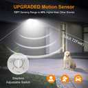 LEPOWER 30W LED Security Lights Motion Sensor Outdoor, 3200LM, 5500K, IP65 Waterproof, Hardwire 2 Head Motion Detector Flood Light for Garage, Yard, Porch
