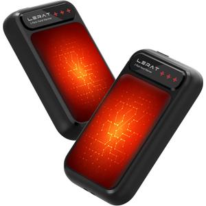 Hand Warmers Rechargeable 2 Pack, Electric Hand Warmers, Fast Heating, Portable Pocket Heater, 2 in 1 Quick Charge Hand Warmer for Outdoor Indoor, Warmer Gift for Christmas, Golf, Camping