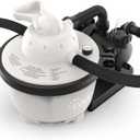 EVAJOY Sand Filter Pump, 2000GPH Swimming Pool Pump with 7-Way Valve, Dual Water Tanks, 25.9ft Power Cord for Easy Installation, Compatible with up to 8000 Gallon Above Ground Pools