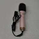Hair Dryer Brush Blow Dryer in One, 4 in 1 Hair Dryer and Styler Volumizer with Oval Barrel, Professional Salon Hot Air Brush for All Hair Types, Bright Pink