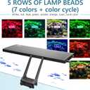 hygger Clip On 24/7 Lighting Aquarium LED Light,Sunrise-Daylight-Moonlight and DIY Mode, Adjustable Timer/Brightness Fish Tank Light with 7 Colors for Planted Tank (14W for 12~20in Tank)